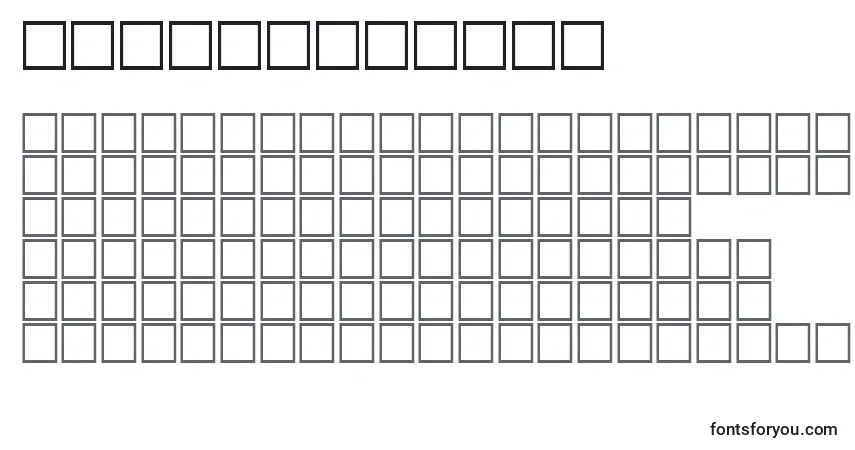 Шрифт AlKharashi26 – алфавит, цифры, специальные символы