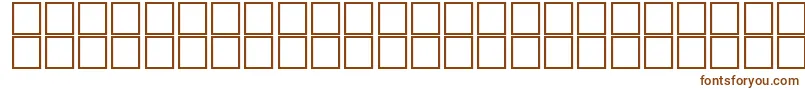 AlKharashi26-fontti – ruskeat fontit valkoisella taustalla