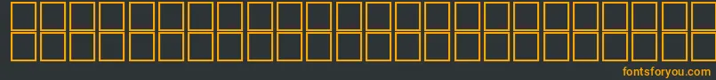 Шрифт AlKharashi26 – оранжевые шрифты на чёрном фоне