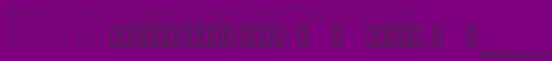 OuttaDaBox Font – Black Fonts on Purple Background