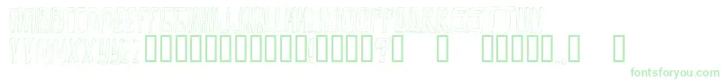 OuttaDaBox Font – Green Fonts on White Background