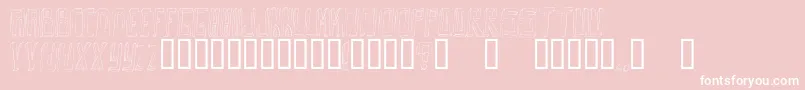 OuttaDaBox Font – White Fonts on Pink Background