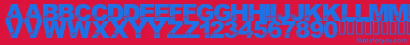 Подробнее о шрифте LmsBirdBrain Шрифт LmsBirdBrain – синие шрифты на красном фоне