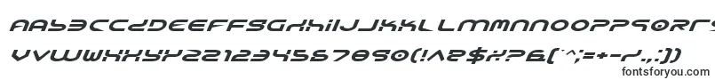 Шрифт YukonTechExpandedItalic – стильные шрифты