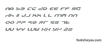 YukonTechExpandedItalic Font