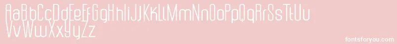 Uzunduraz Font – White Fonts on Pink Background