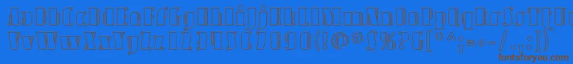 Подробнее о шрифте Avond07 Шрифт Avond07 – коричневые шрифты на синем фоне