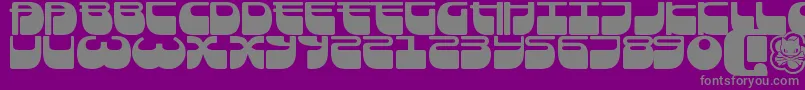 fuente Frigate ffy – Fuentes Grises Sobre Fondo Morado