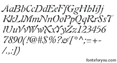  AuriolLtItalic font