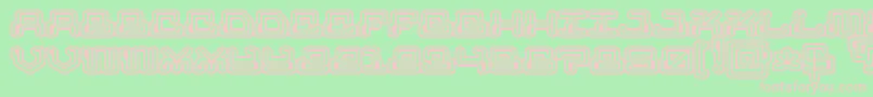 Mrfuglesang Font – Pink Fonts on Green Background