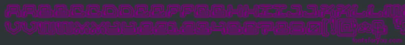 Mrfuglesang Font – Purple Fonts on Black Background