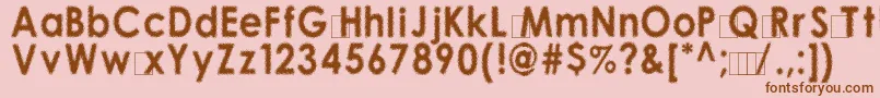 More about 10100 Font 10100 Font – Brown Fonts on Pink Background