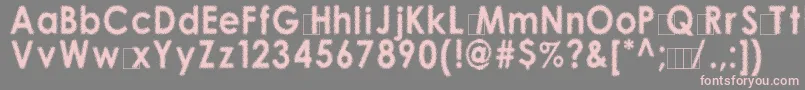 10100 Font – Pink Fonts on Gray Background