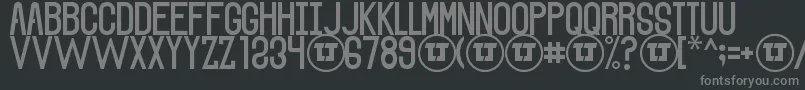 fuente TheSoundOfTruthSmoothDemo – Fuentes Grises Sobre Fondo Negro