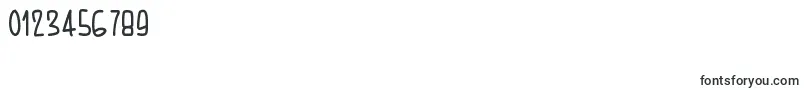 Pwaugustbold Font – Fonts for Numbers and Digits