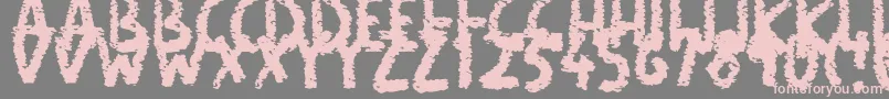 Police NeatChalk – polices roses sur fond gris
