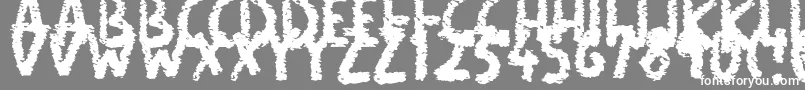 NeatChalk Font – White Fonts on Gray Background