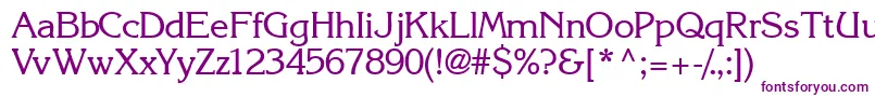 Intuitionssk Font – Purple Fonts on White Background