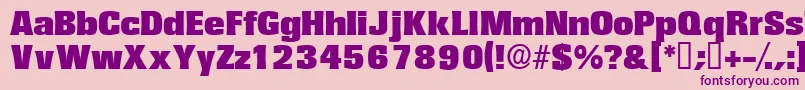 Variatdisplayssk Font – Purple Fonts on Pink Background