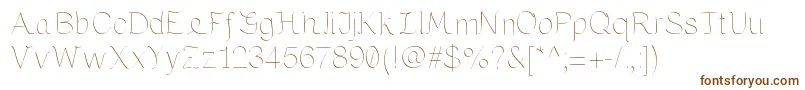 MariaByKreativfont.Com Font – Brown Fonts on White Background