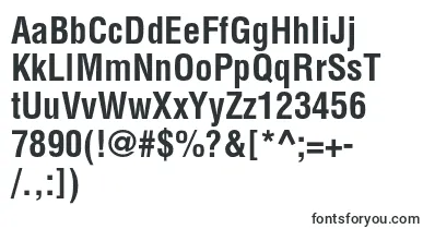  HelveticaltstdBoldcond font