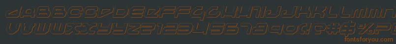 Lisätietoja Travelersi-fontista Travelersi-fontti – ruskeat fontit mustalla taustalla