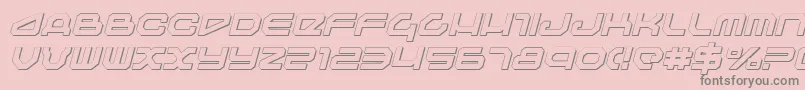 Шрифт Travelersi – серые шрифты на розовом фоне