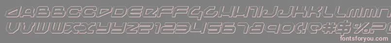 Travelersi Font – Pink Fonts on Gray Background