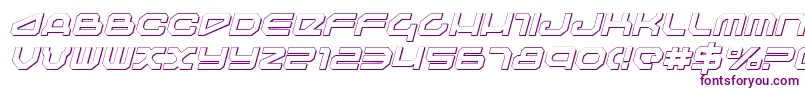 Travelersi-Schriftart – Violette Schriften