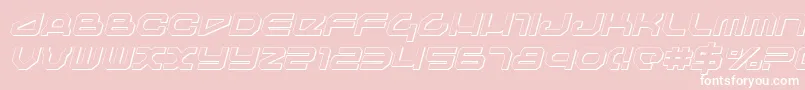 Travelersi Font – White Fonts on Pink Background