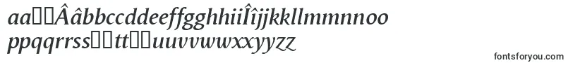 VegaAntikvaSemibolditalic Font – Romanian Fonts