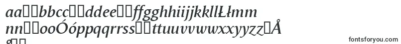VegaAntikvaSemibolditalic Font – Polish Fonts