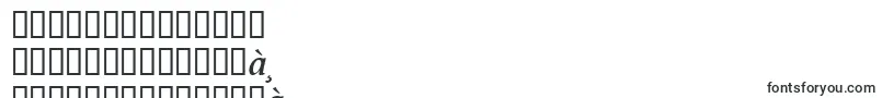 VegaAntikvaSemibolditalic Font – Thai Fonts