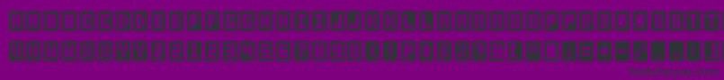 フォントBitbox – 紫の背景に黒い文字
