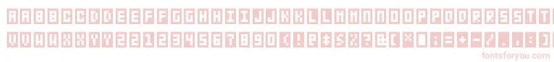 Bitbox Font – Pink Fonts on White Background