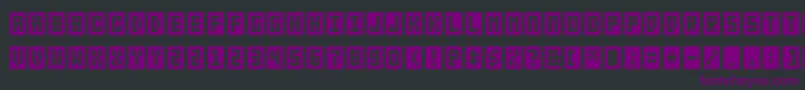 Bitbox Font – Purple Fonts on Black Background
