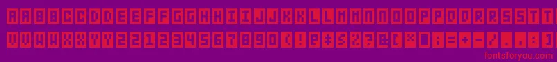 Подробнее о шрифте Bitbox Шрифт Bitbox – красные шрифты на фиолетовом фоне