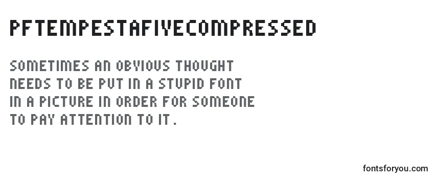 PfTempestaFiveCompressed Font