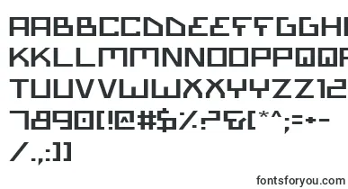  BionicTypeExpanded font