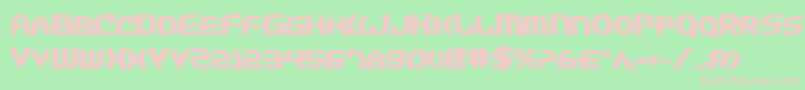 JannisariesBold Font – Pink Fonts on Green Background