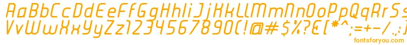 JuiceItalic-Schriftart – Orangefarbene Schriften