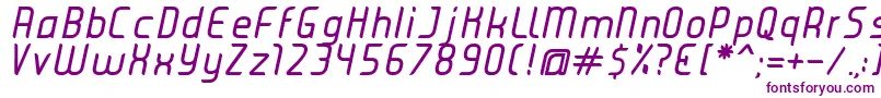 fuente JuiceItalic – Fuentes Moradas