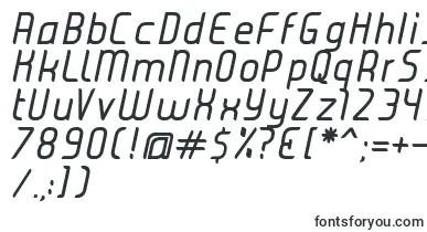  JuiceItalic font