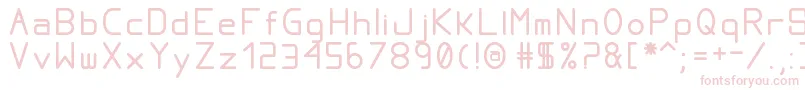 ProportionalTfb-fontti – vaaleanpunaiset fontit