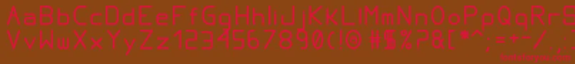 Saiba mais sobre a fonte ProportionalTfb Fonte ProportionalTfb – fontes vermelhas em um fundo marrom