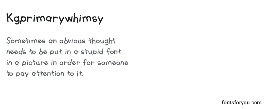 Kgprimarywhimsy Font