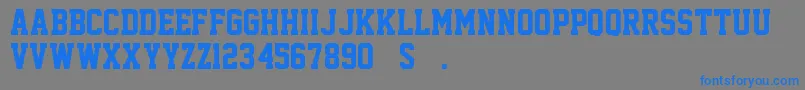 Weitere Informationen zur SuperstarM54-Schriftart SuperstarM54-Schriftart – Blaue Schriften auf grauem Hintergrund