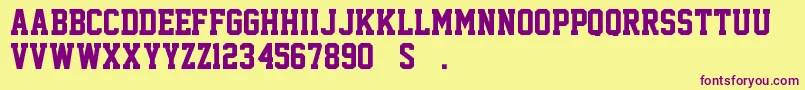 Más sobre la fuente SuperstarM54 fuente SuperstarM54 – Fuentes Moradas Sobre Fondo Amarillo