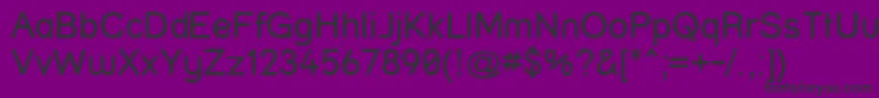 StreetPlain Font – Black Fonts on Purple Background