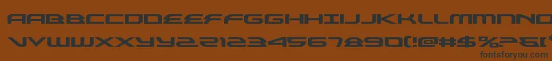 Alexisv3expand Font – Black Fonts on Brown Background